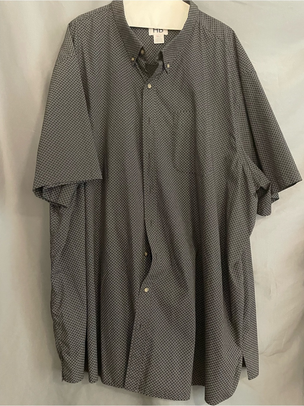 Harbor Bay Black/White Button Down Shirt